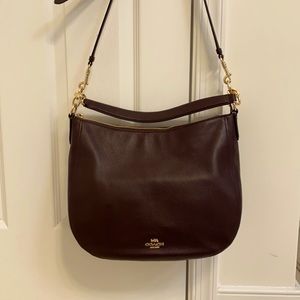 Coach purse,  like new in burgundy.